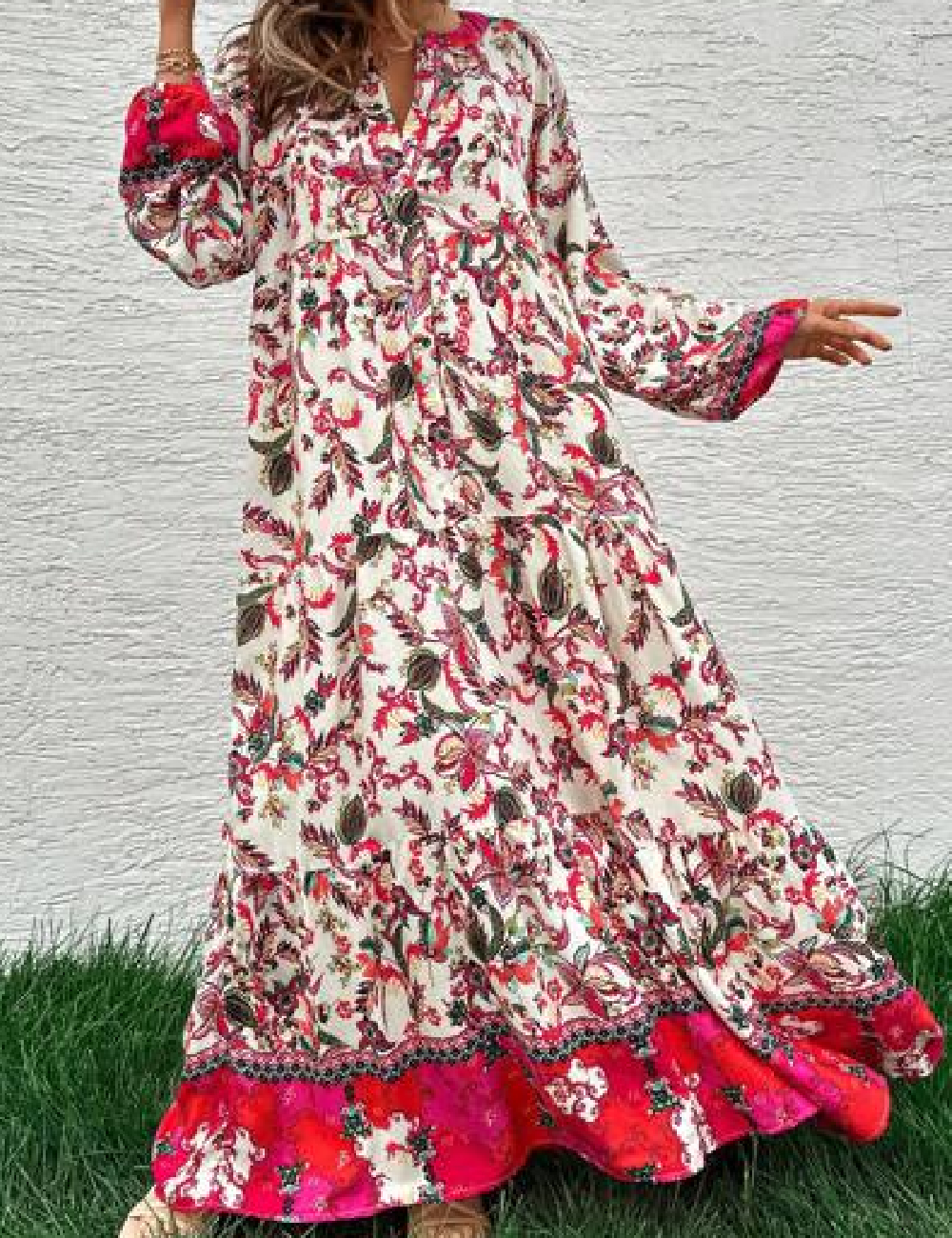 Rochie lunga SHEIN, mix culori