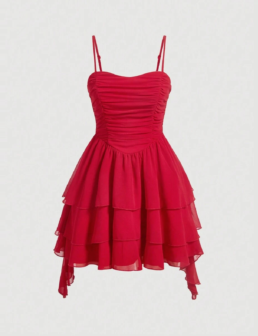 Rochie scurta SHEIN, rosu