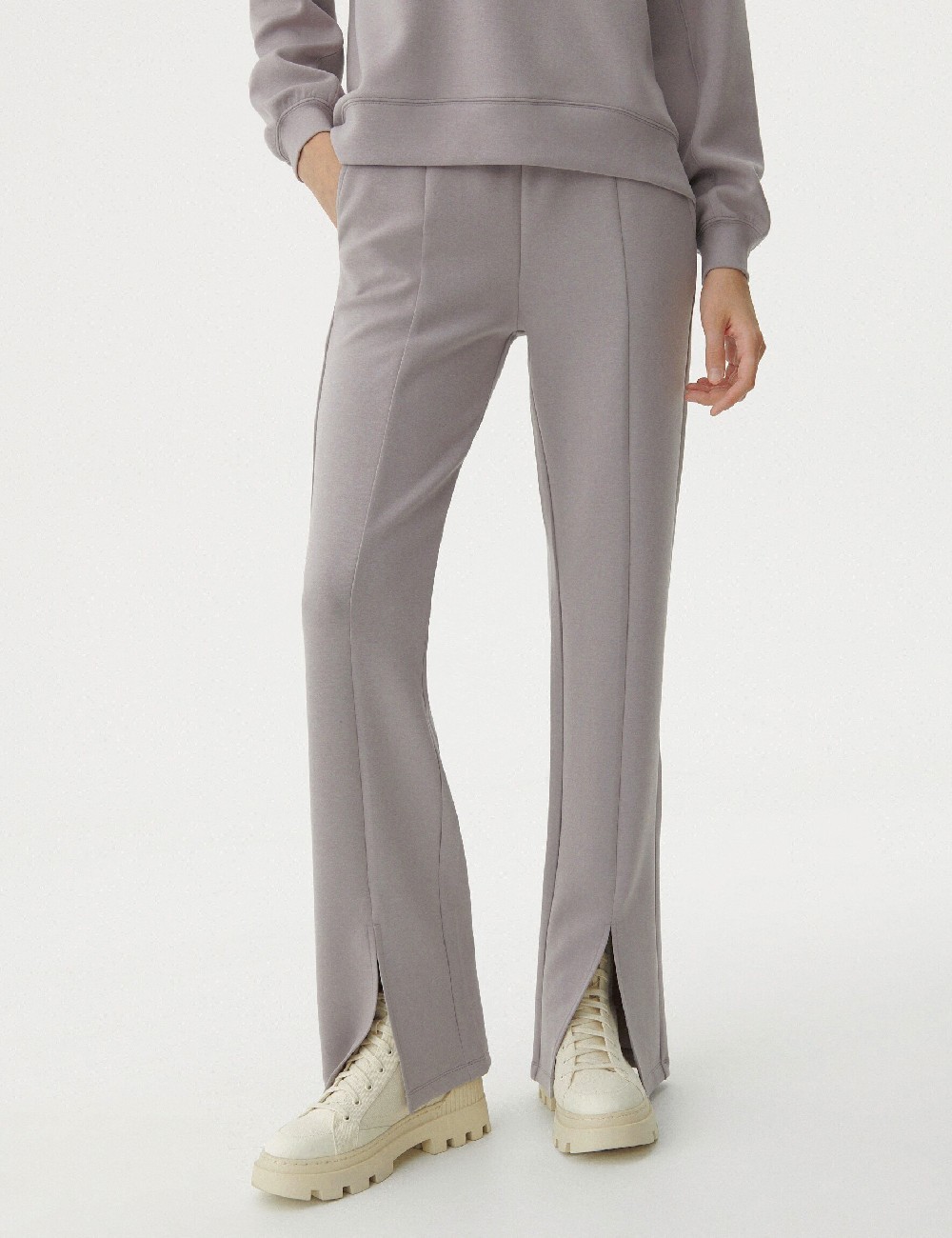 Pantaloni Reserved, gri - 1 | YEO