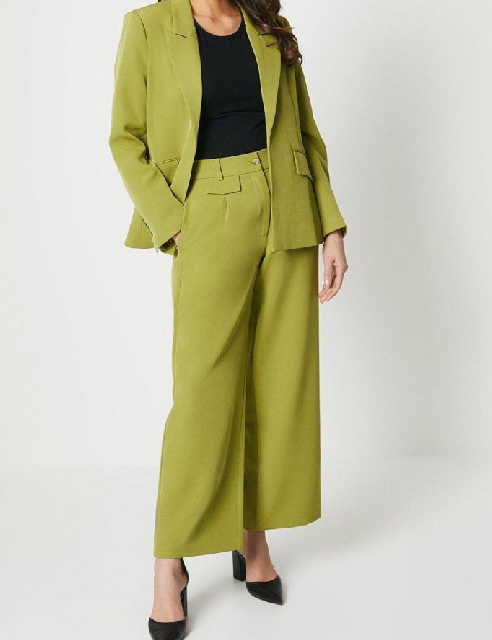 Pantaloni Principles, verde