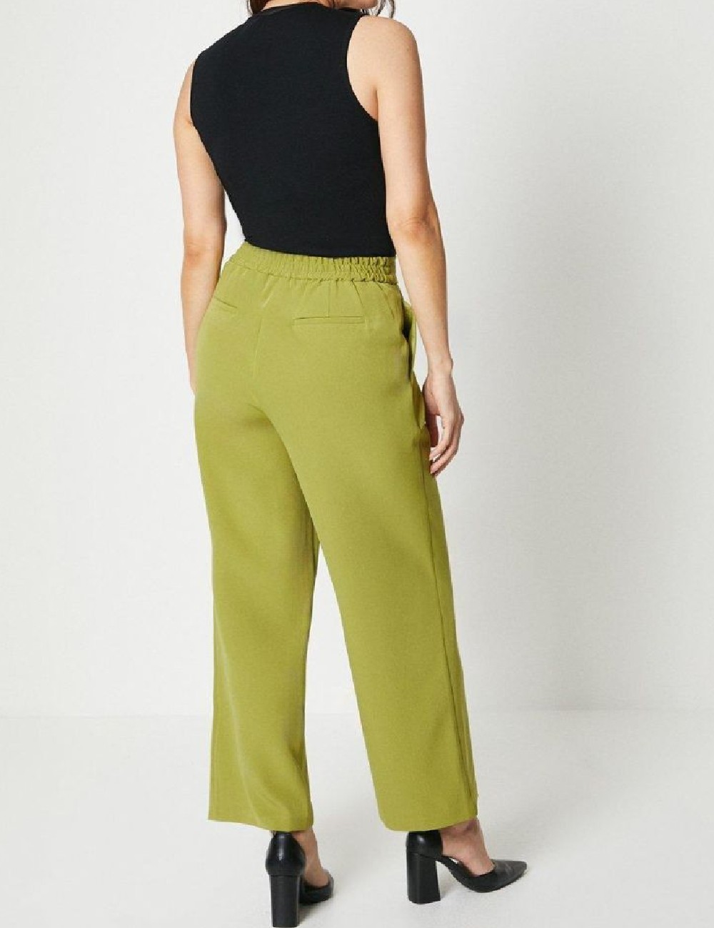 Pantaloni Principles, verde - 1 | YEO