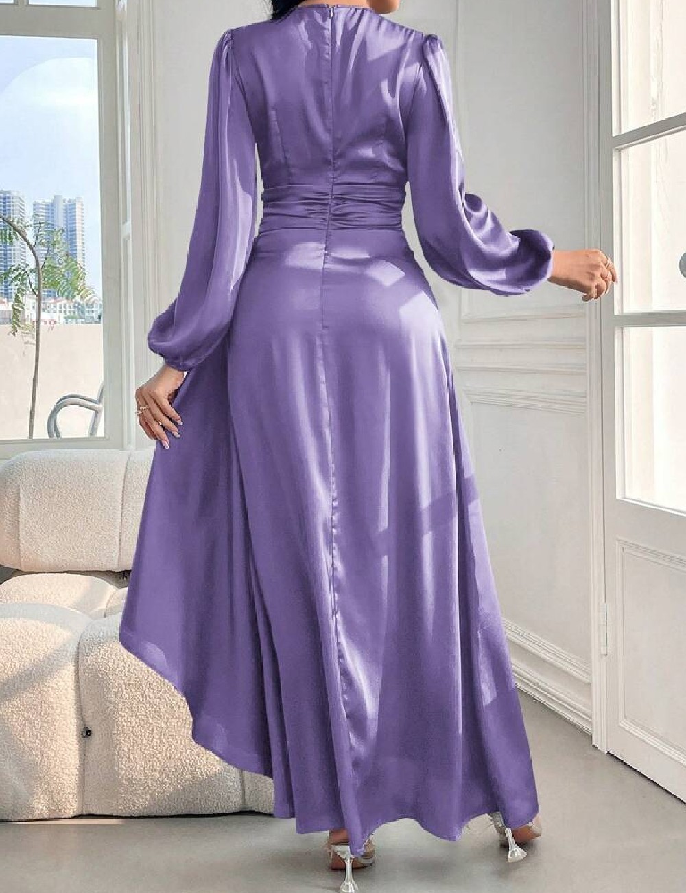 Rochie lunga SHEIN, mov - 1 | YEO