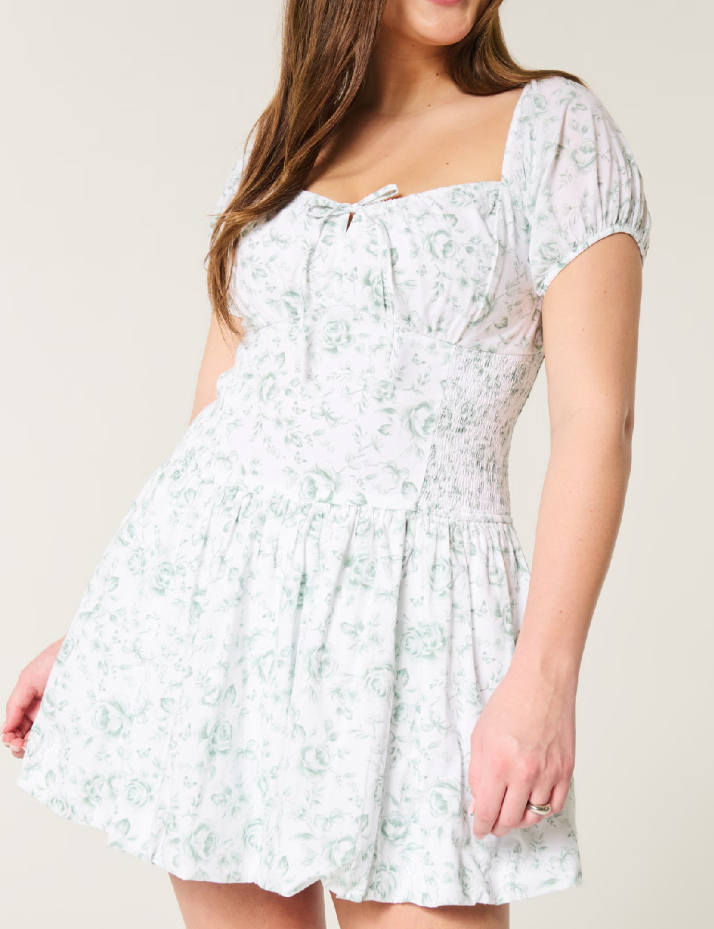 Rochie scurta Hollister, alb
