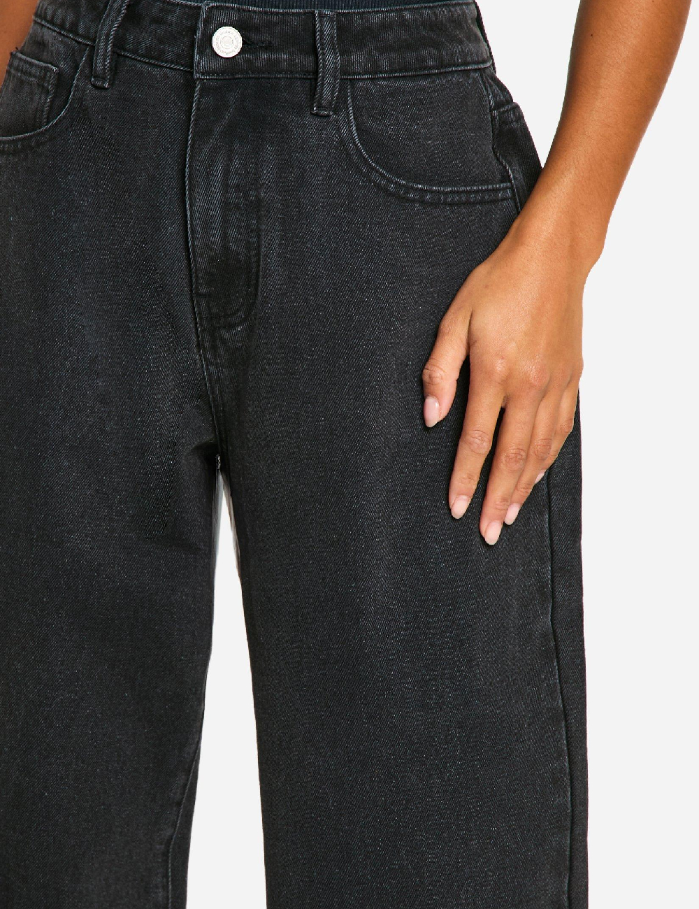 Blugi Boohoo, negru - 1 | YEO