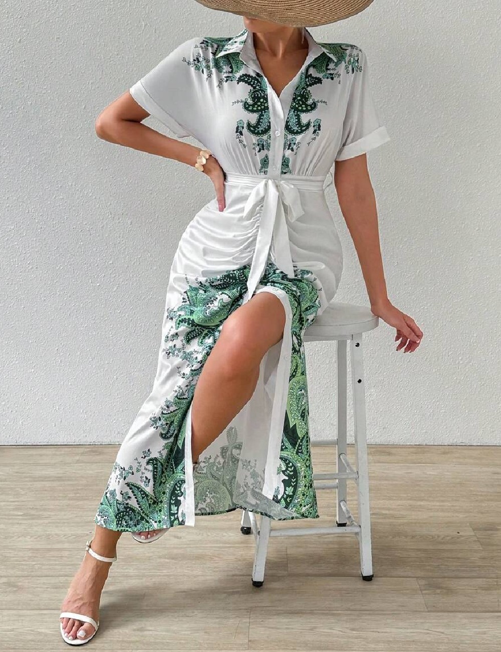 Rochie lunga SHEIN, alb - 1 | YEO