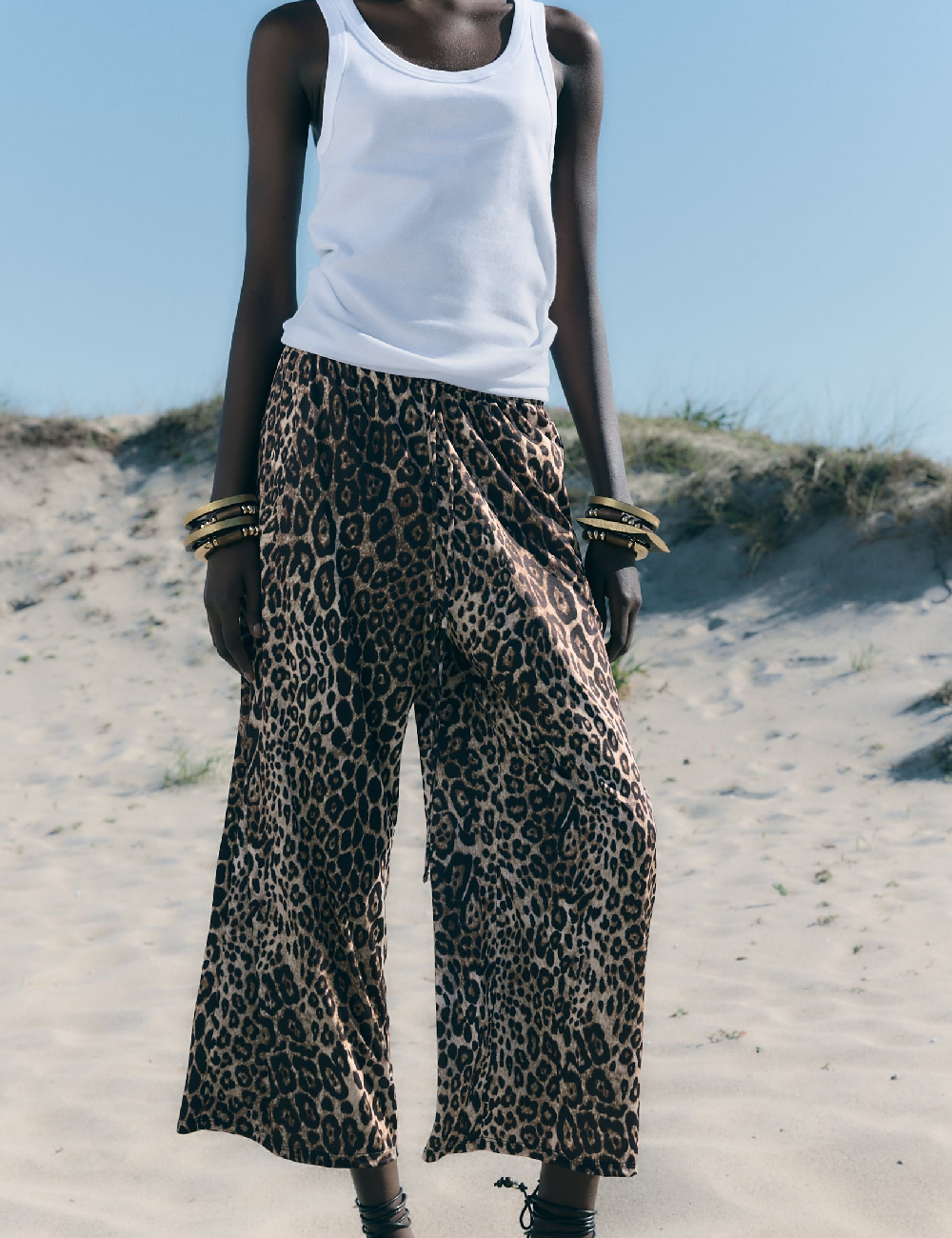 Pantaloni Zara, animal print