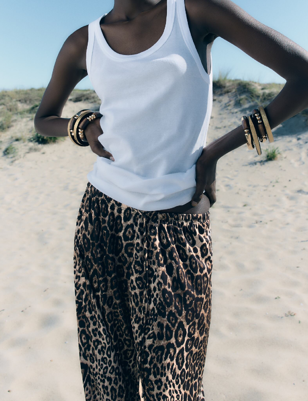 Pantaloni Zara, animal print - 1 | YEO
