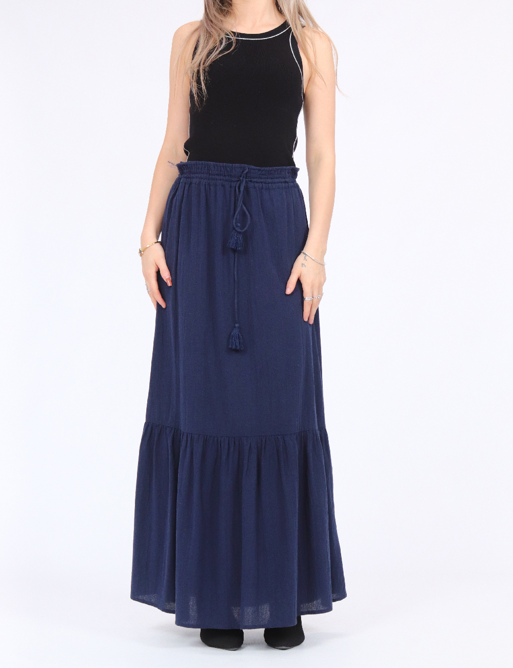 Fusta Vero Moda, albastru