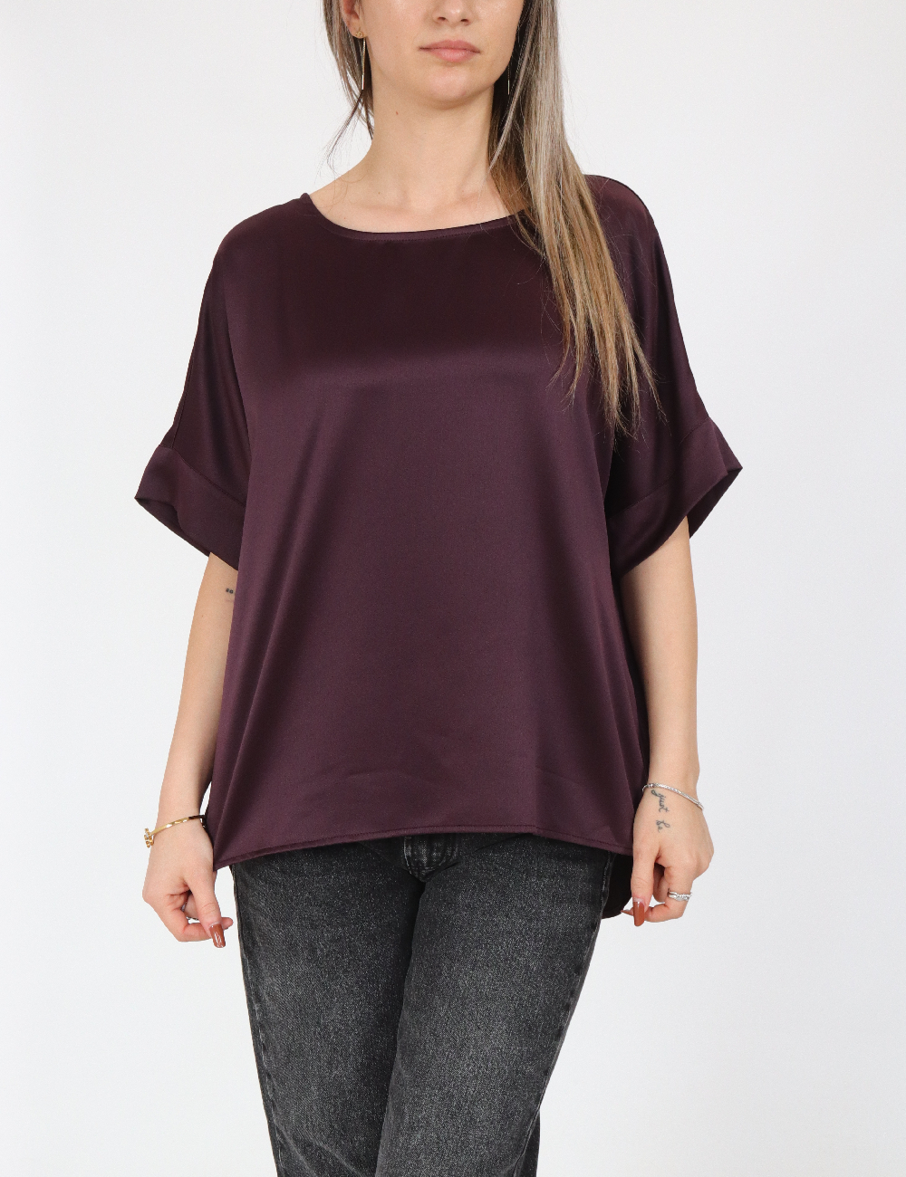 Bluza Vero Moda, pruna