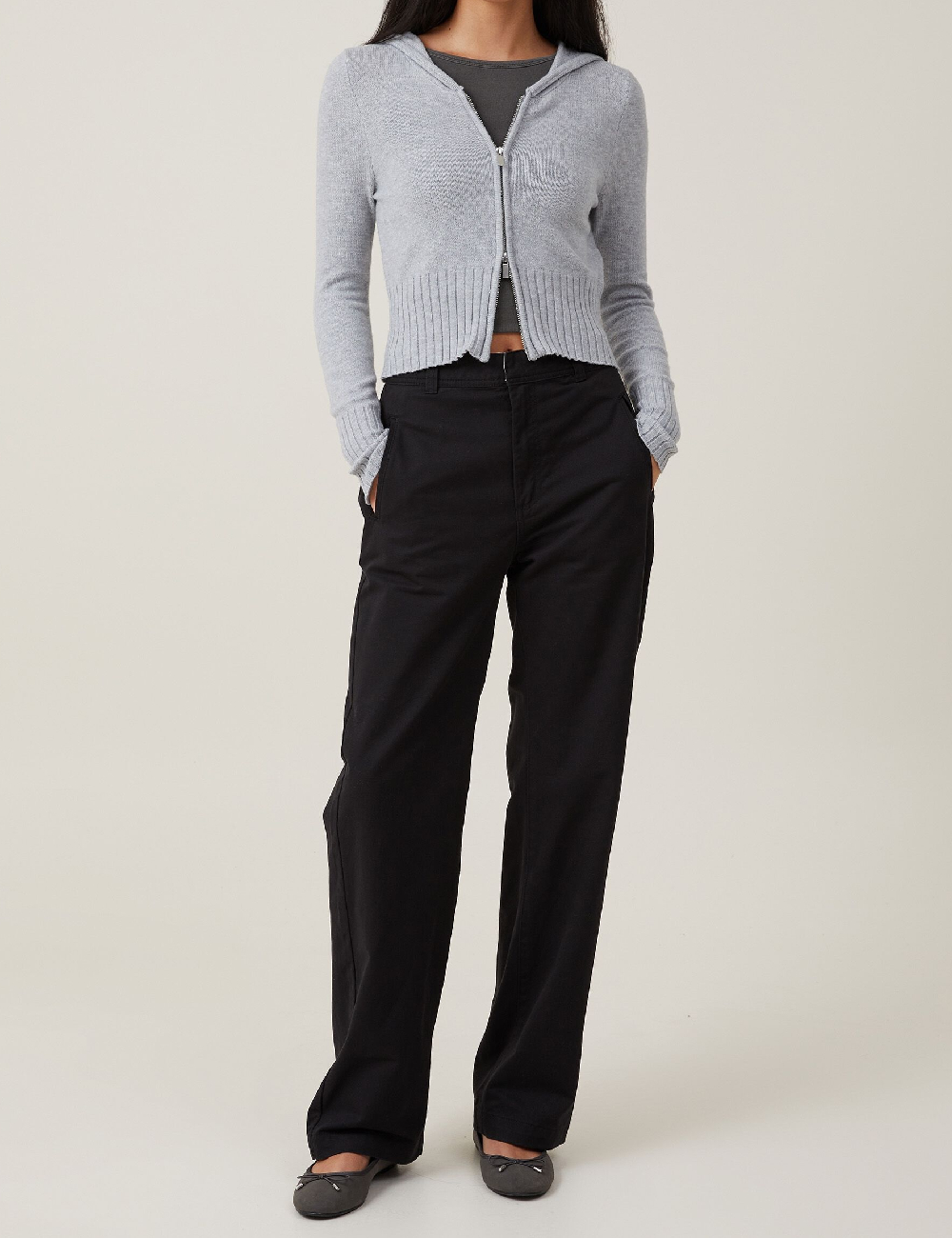Pantaloni Cotton On, negru