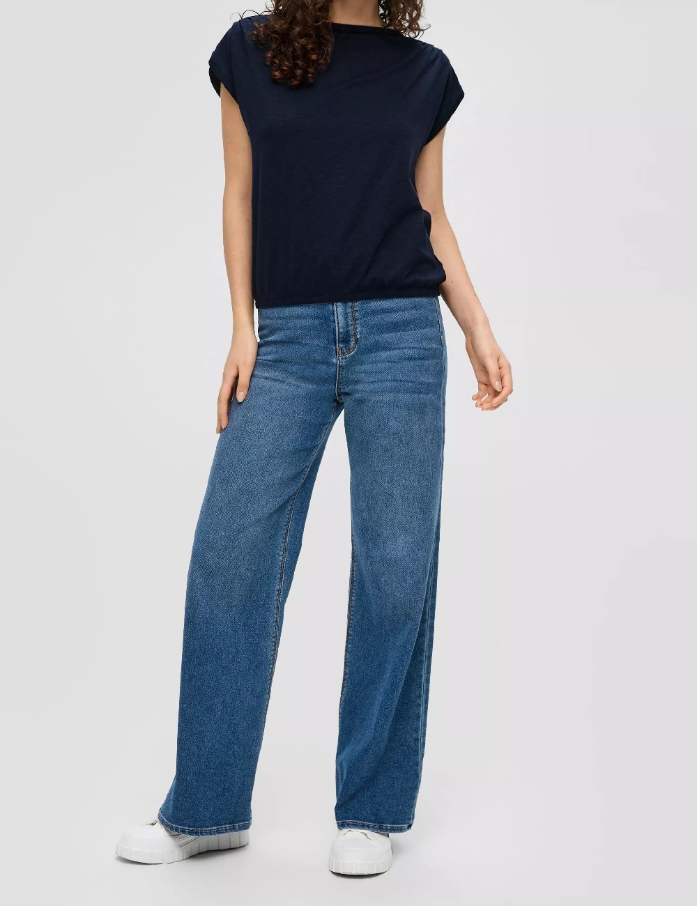 Tricou s.Oliver, bleumarin inchis - 1 | YEO