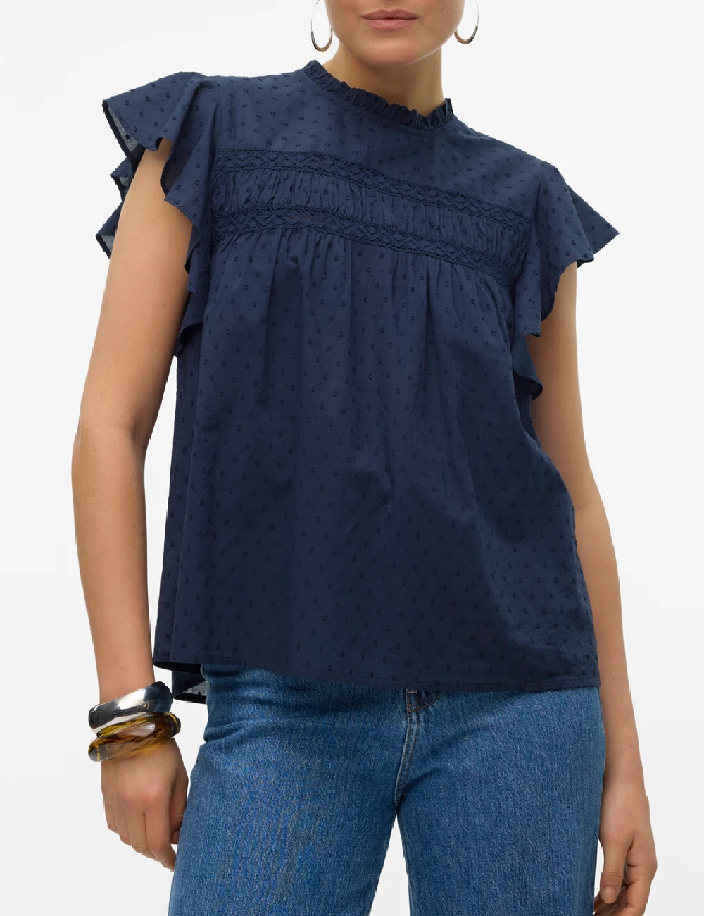 Bluza Vero Moda, bleumarin