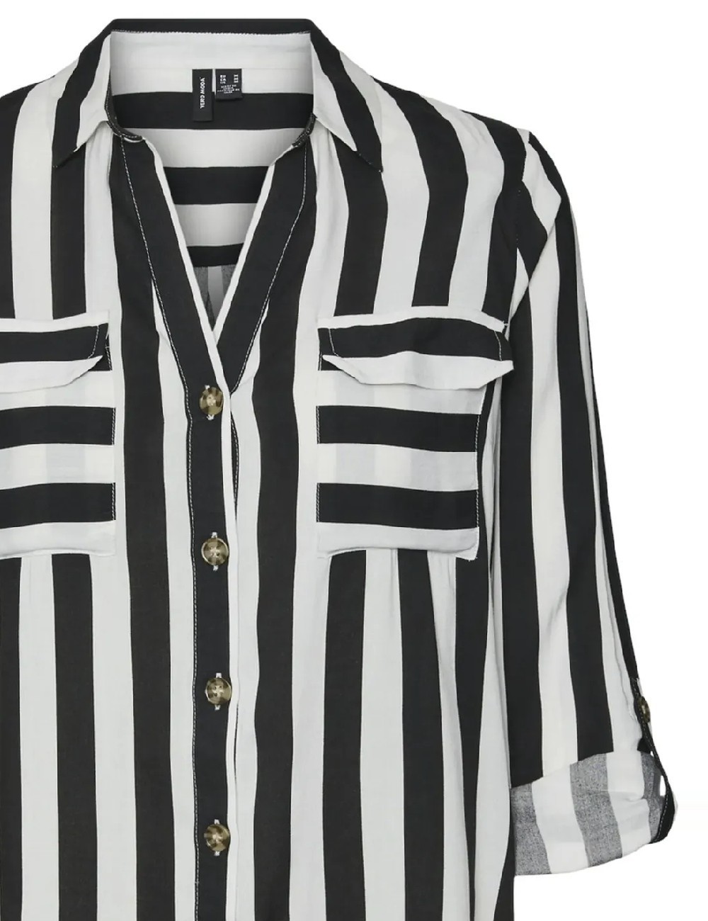 Camasa Vero Moda, alb/negru - 1 | YEO