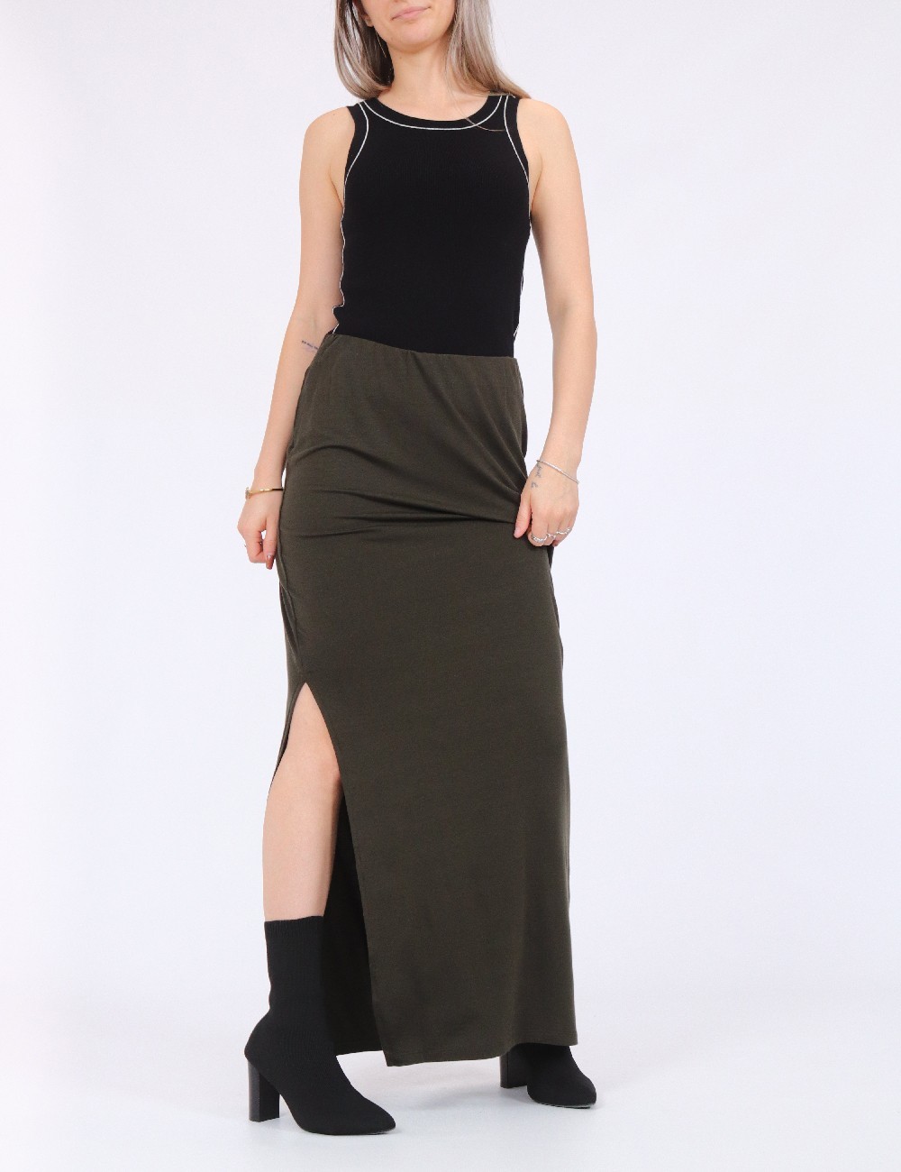 Fusta Vero Moda, verde - 1 | YEO