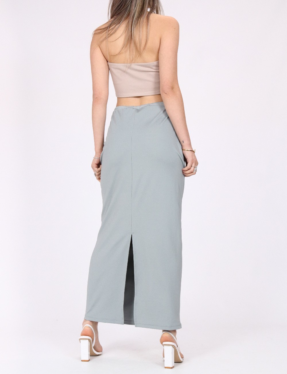 Fusta Vero Moda, gri - 1 | YEO