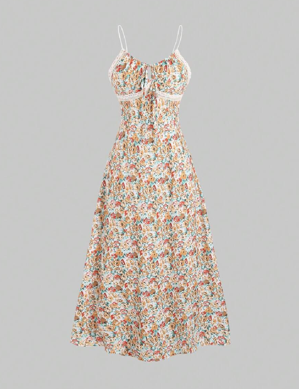 Rochie lunga SHEIN, floral print