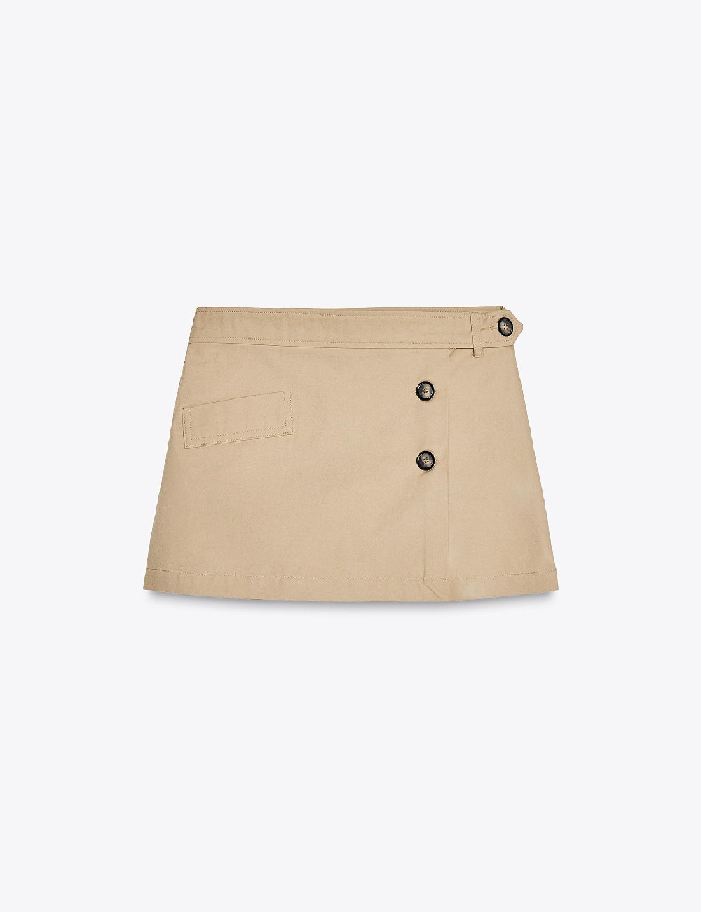 Fusta pantalon Zara, bej - 1 | YEO