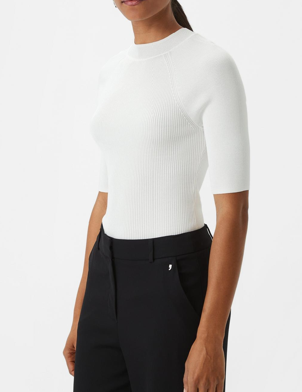 Bluza Comma, alb