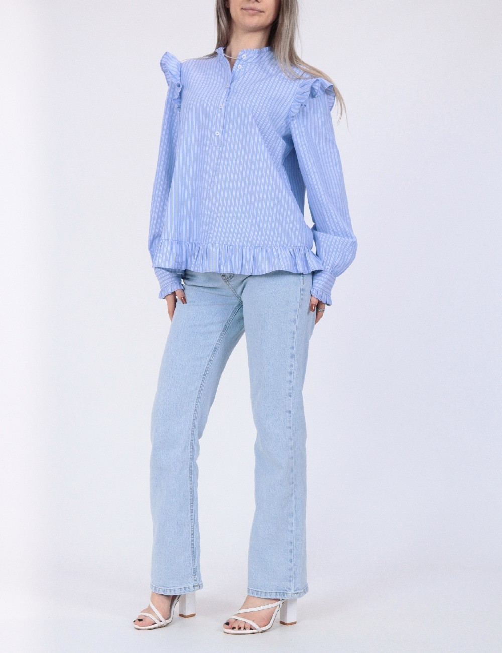 Camasa Vero Moda, albastru - 1 | YEO