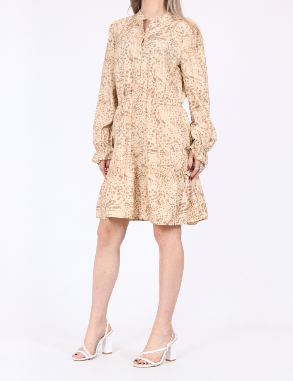 Rochie scurta Vero Moda, crem - 1 | YEO