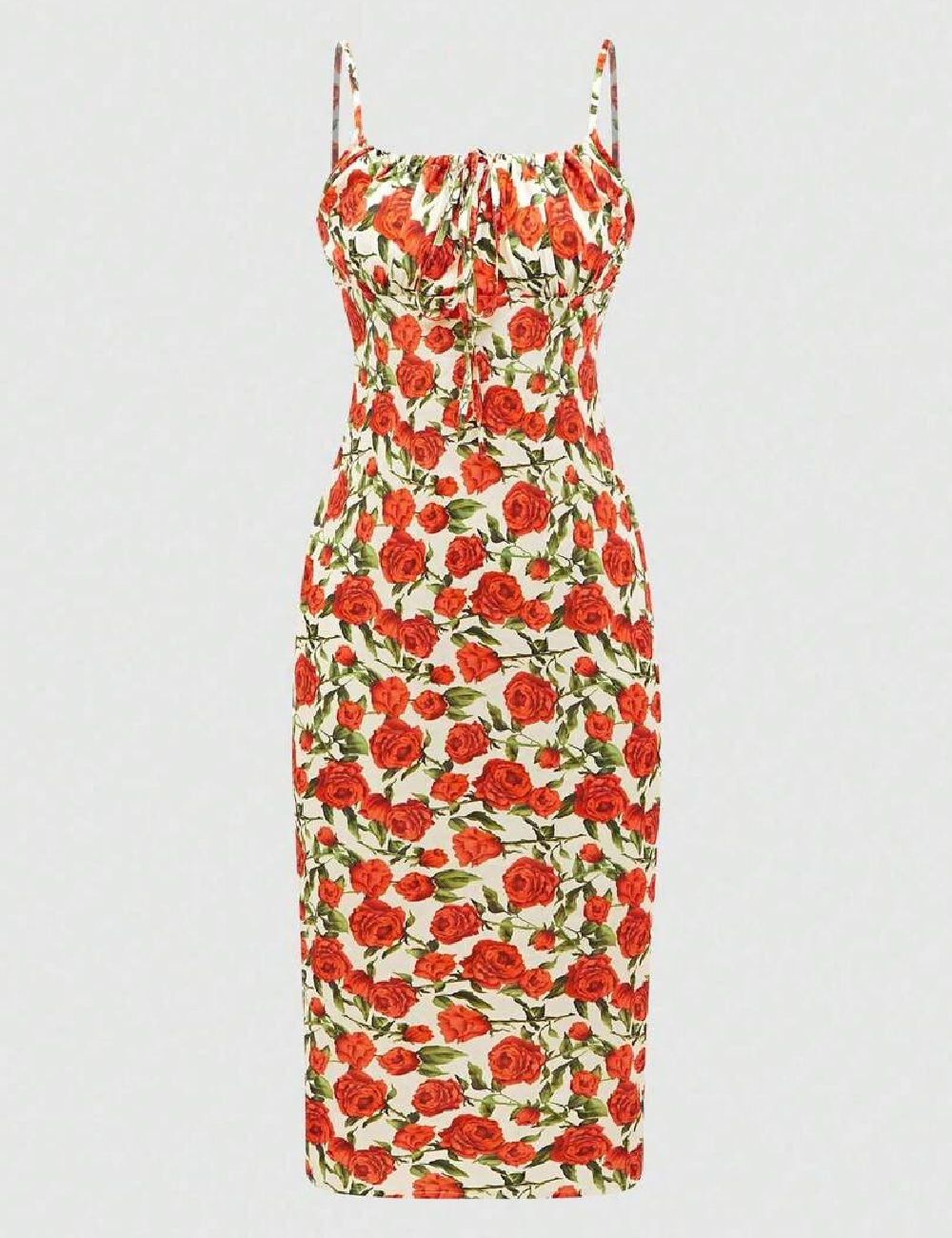 Rochie medie SHEIN, floral print