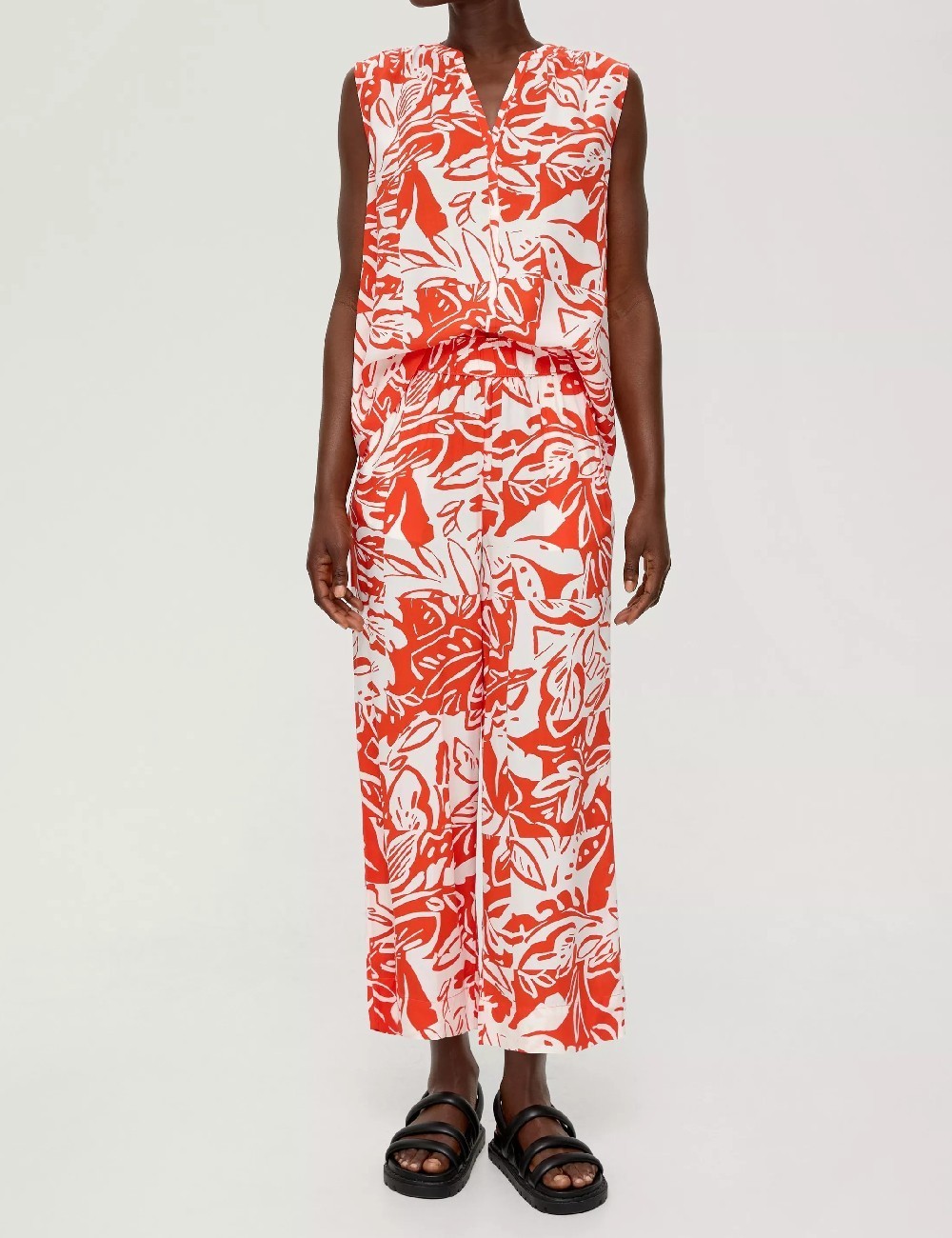 Pantaloni s.Oliver, portocaliu - 1 | YEO