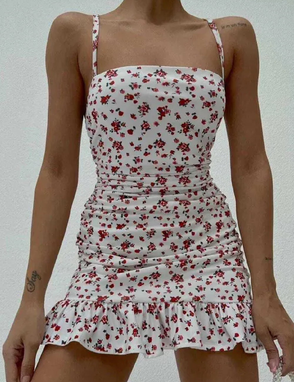 Rochie scurta SHEIN, alb