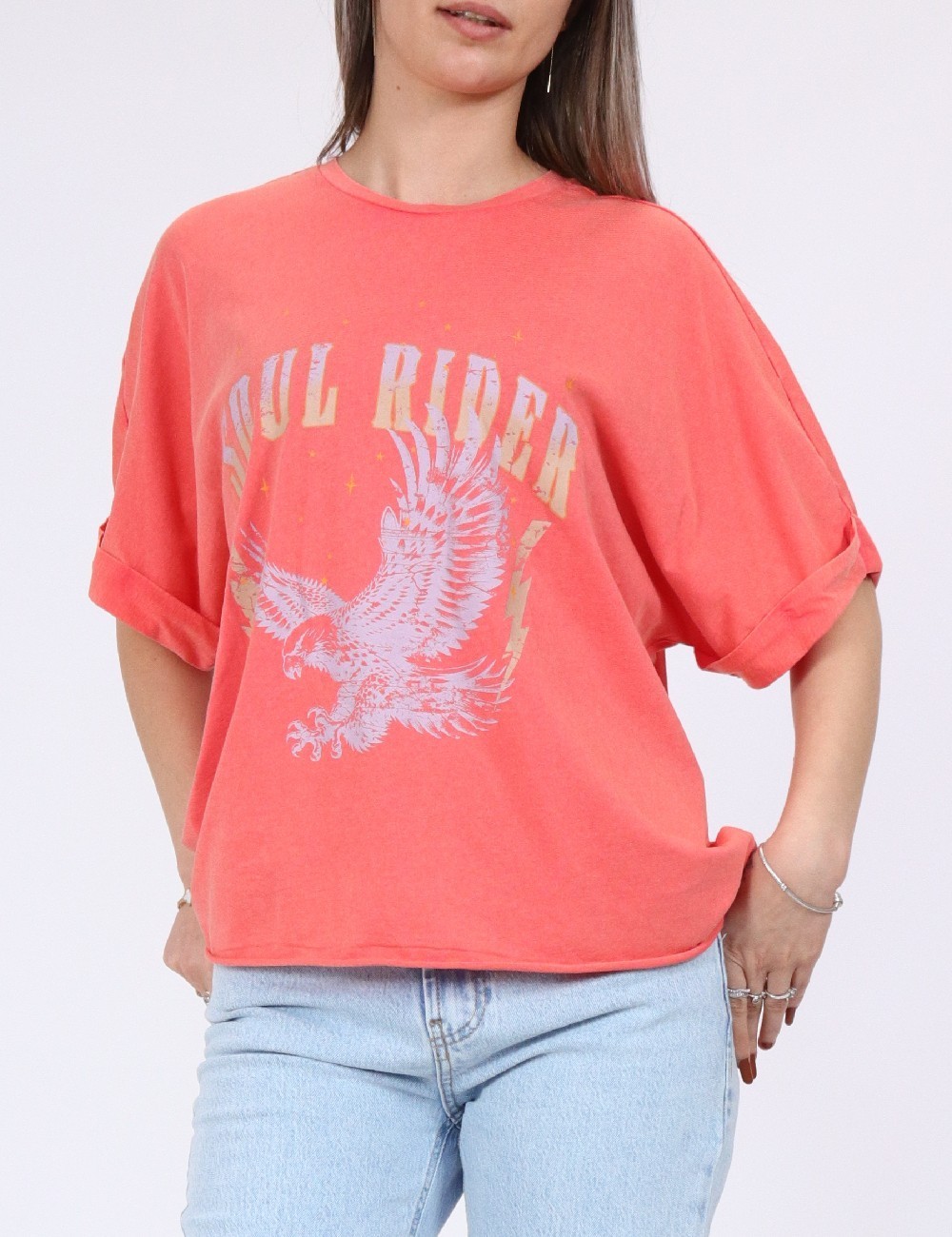 Tricou Only, roz - 1 | YEO