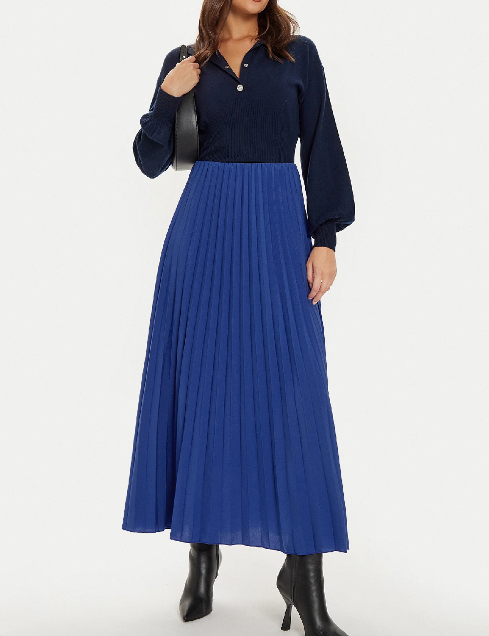 Fusta Vero Moda, albastru