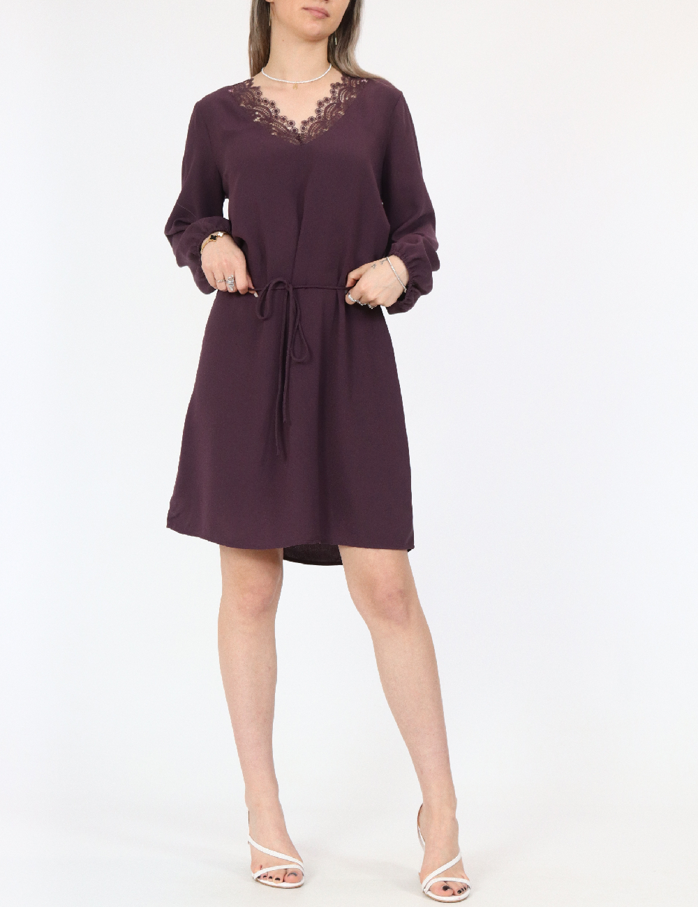 Rochie scurta Vero Moda, pruna