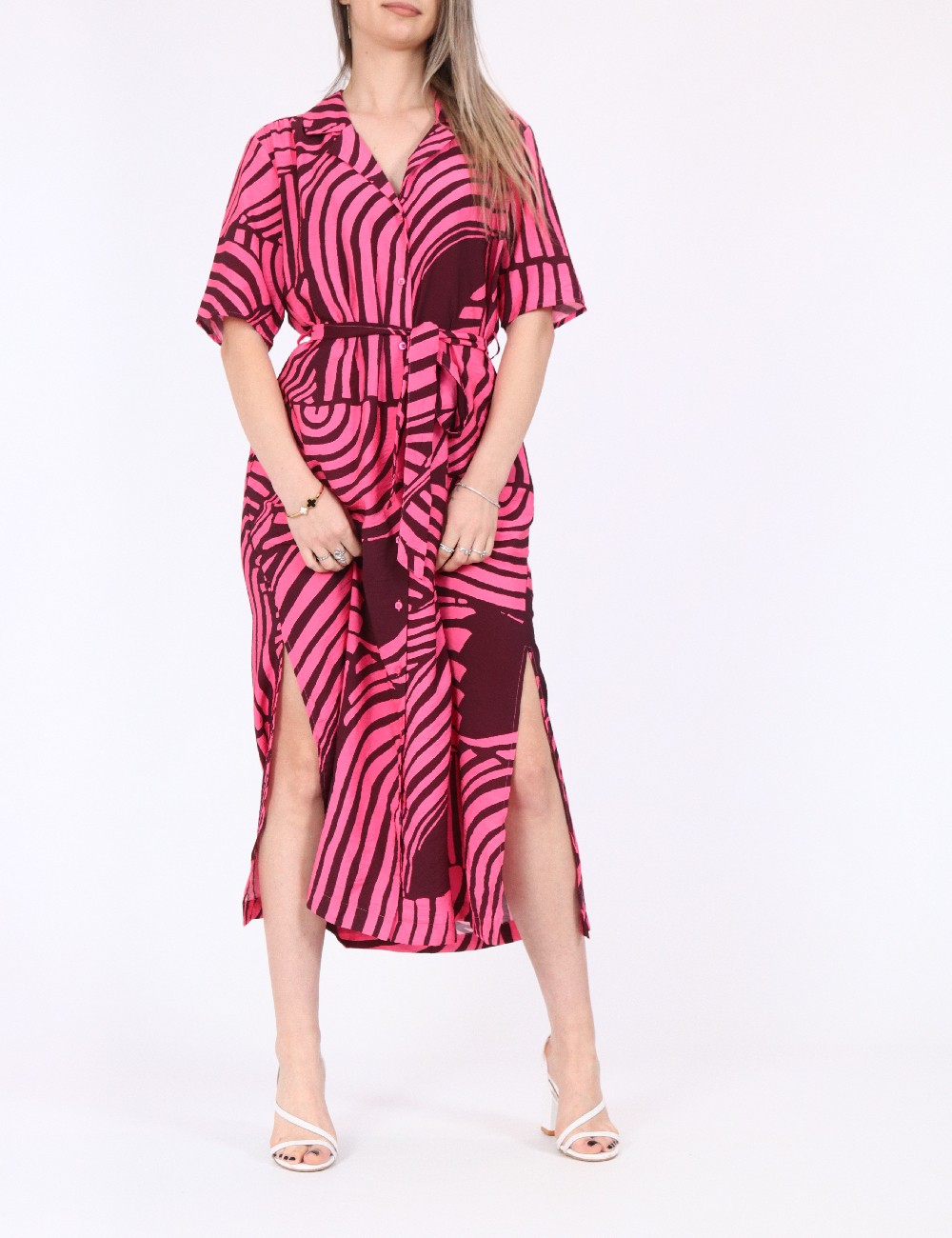 Rochie medie Jacqueline de Yong, roz - 1 | YEO