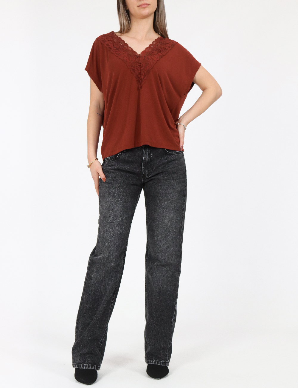 Bluza Vero Moda, caramiziu