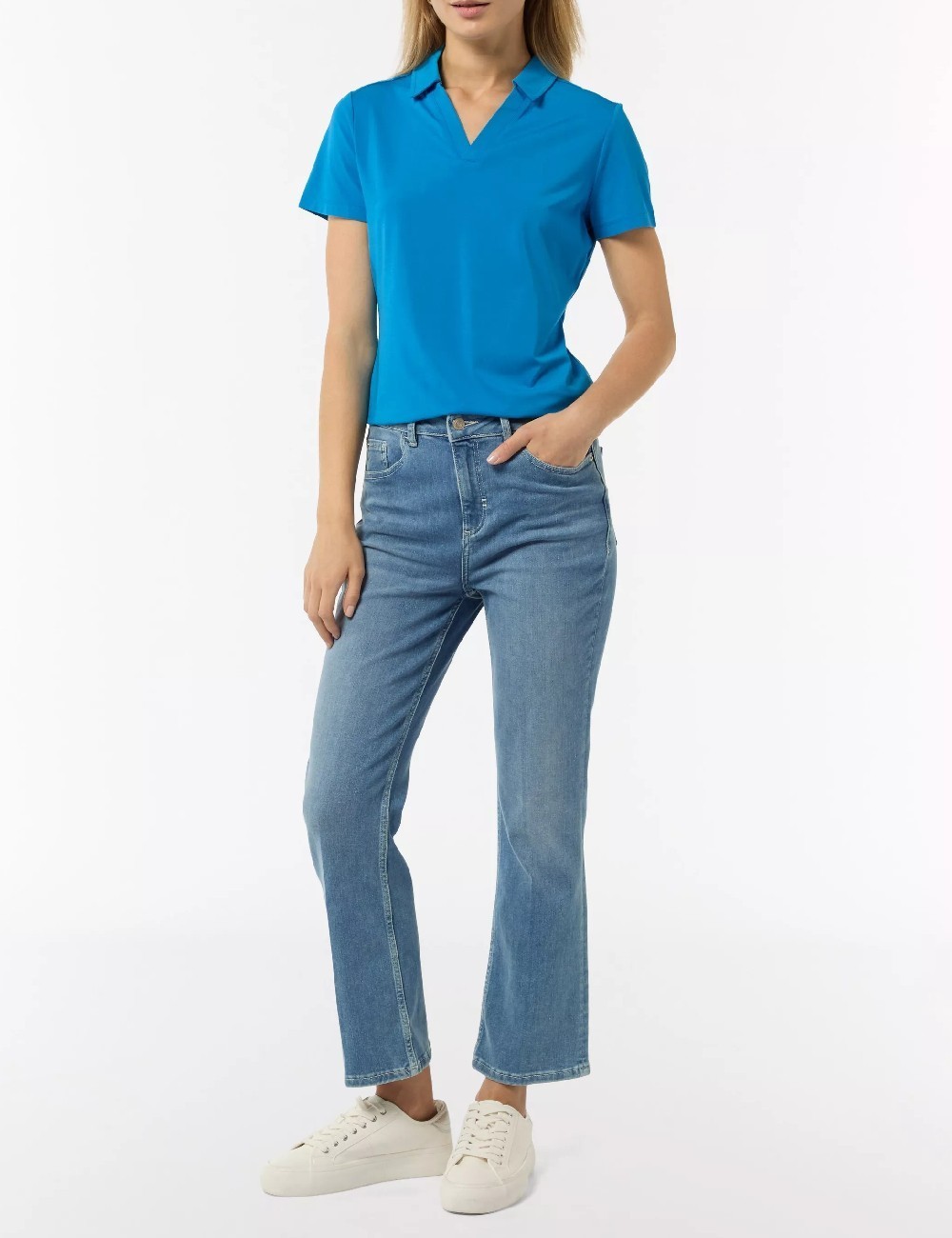 Tricou Comma, albastru - 1 | YEO
