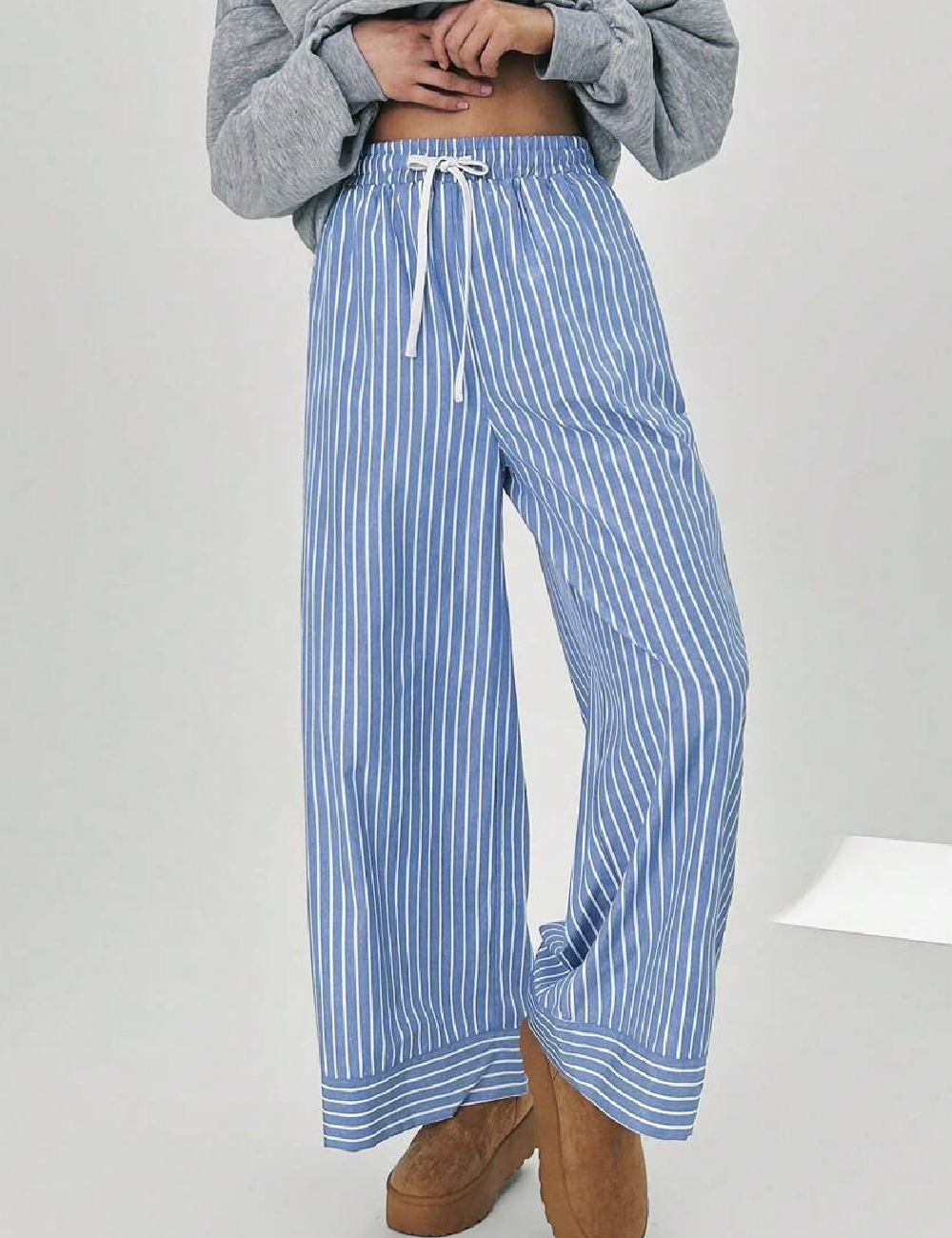 Pantaloni SHEIN, albastru
