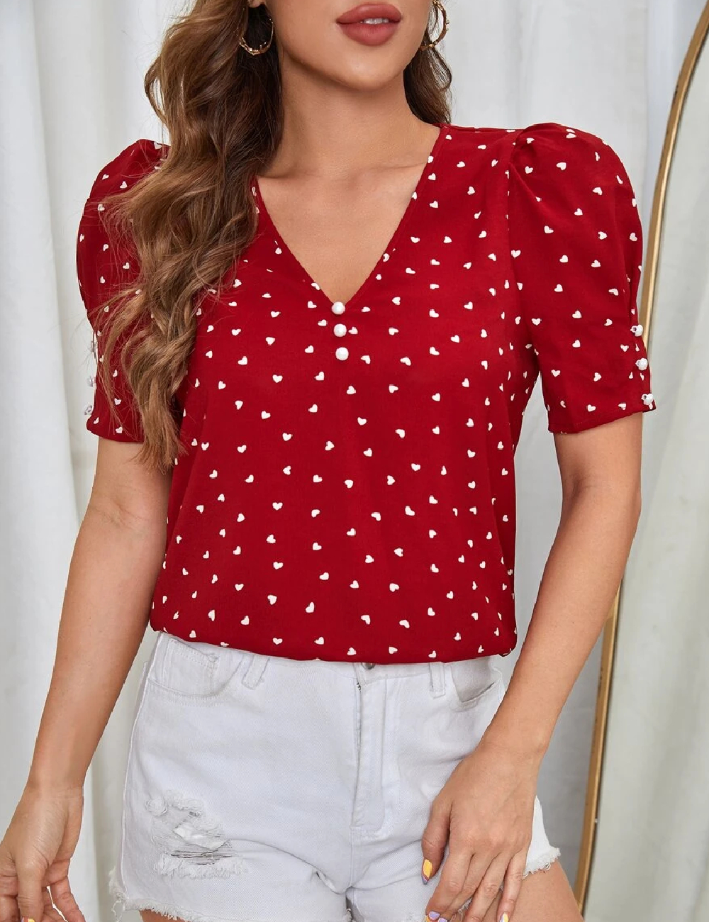Bluza SHEIN, rosu
