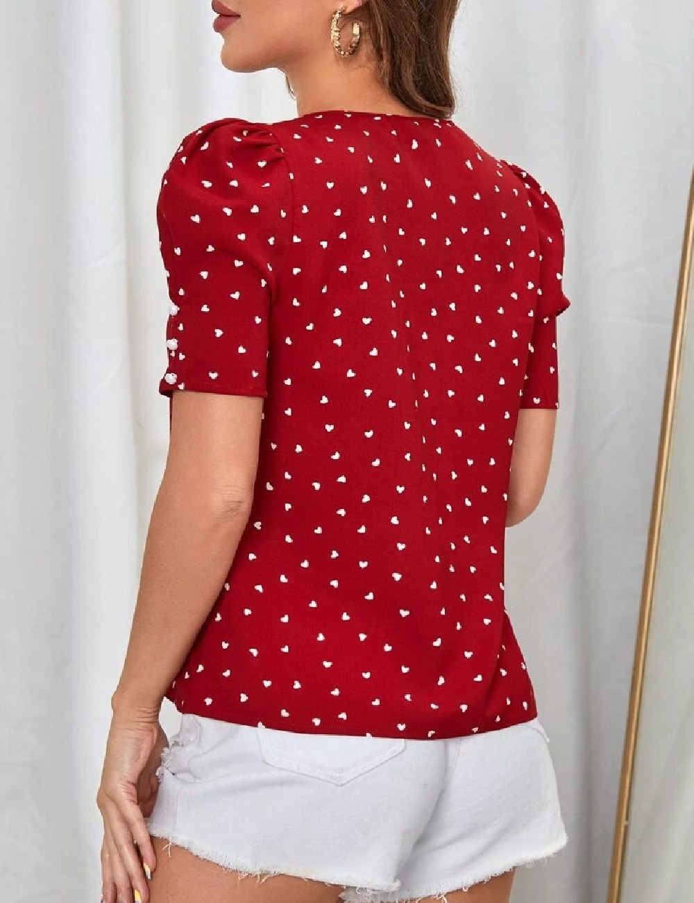 Bluza SHEIN, rosu - 1 | YEO