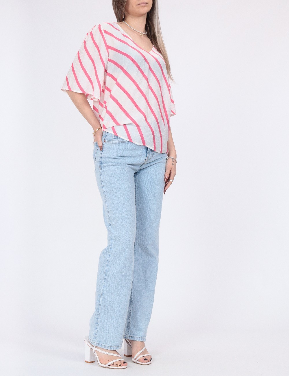 Bluza Jacqueline de Yong, alb - 1 | YEO