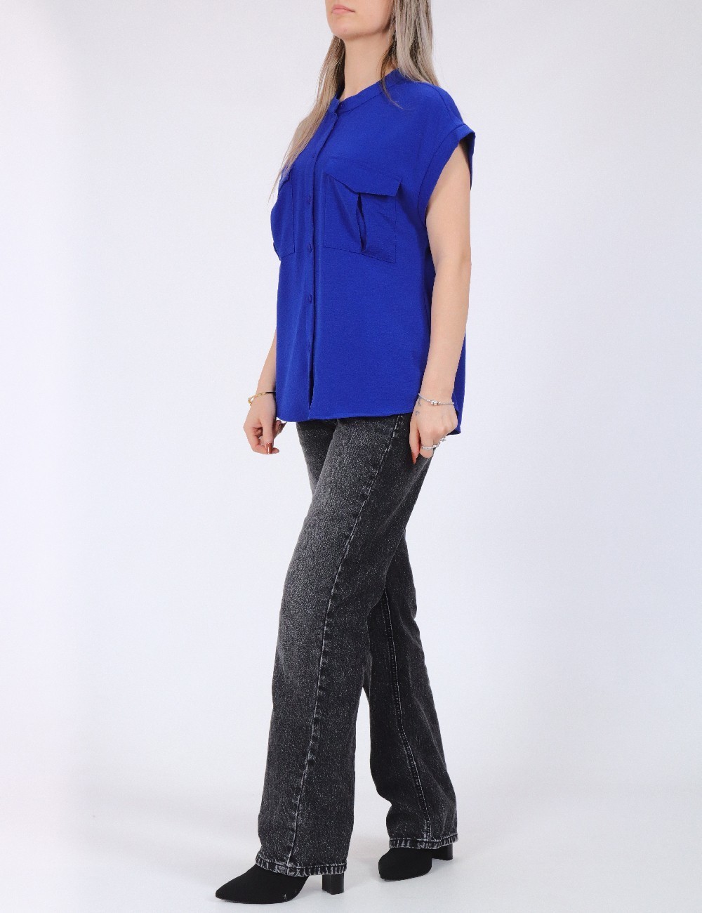 Camasa Vero Moda, albastru - 1 | YEO