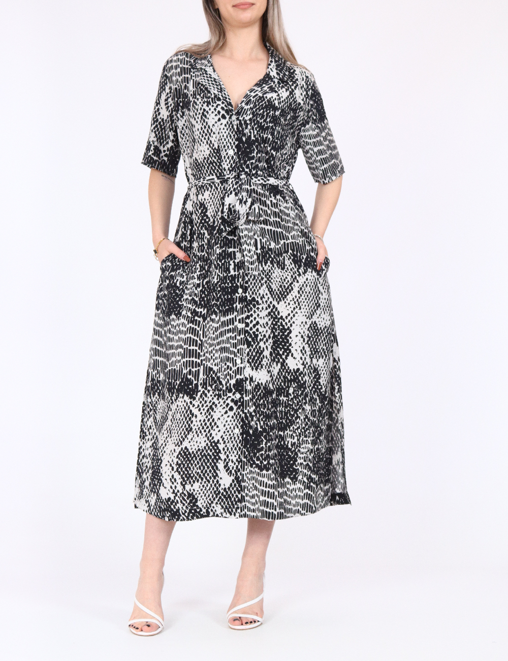Rochie medie Jacqueline de Yong, negru