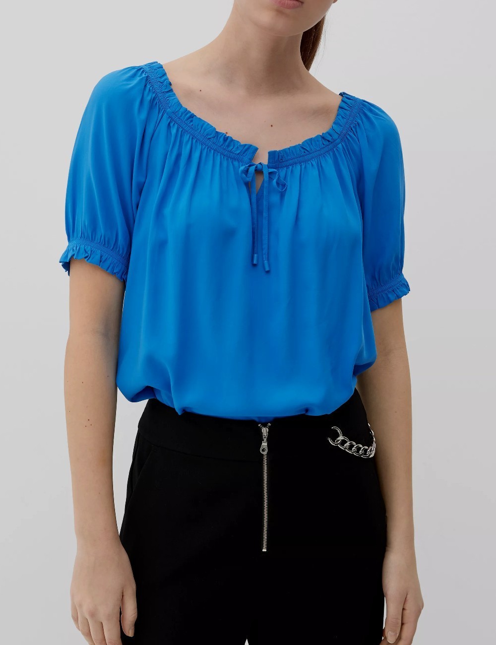 Bluza Q/S, albastru - 1 | YEO