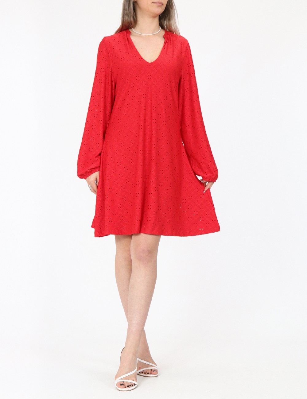Rochie scurta Jacqueline de Yong, rosu - 1 | YEO