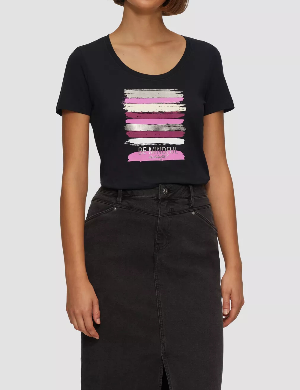 Tricou s.Oliver, negru