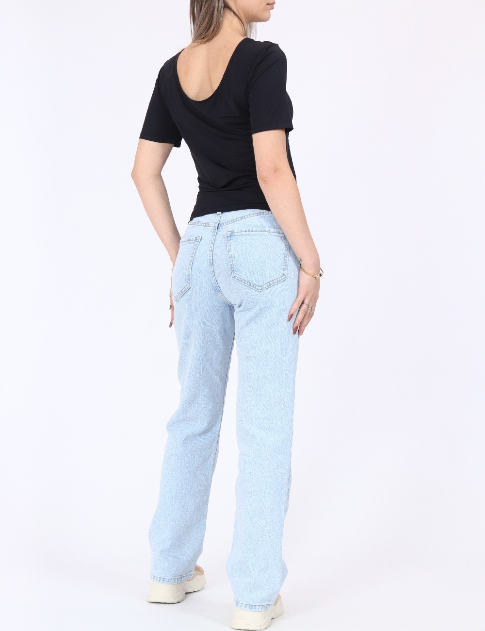 Tricou Jacqueline de Yong, negru - 1 | YEO