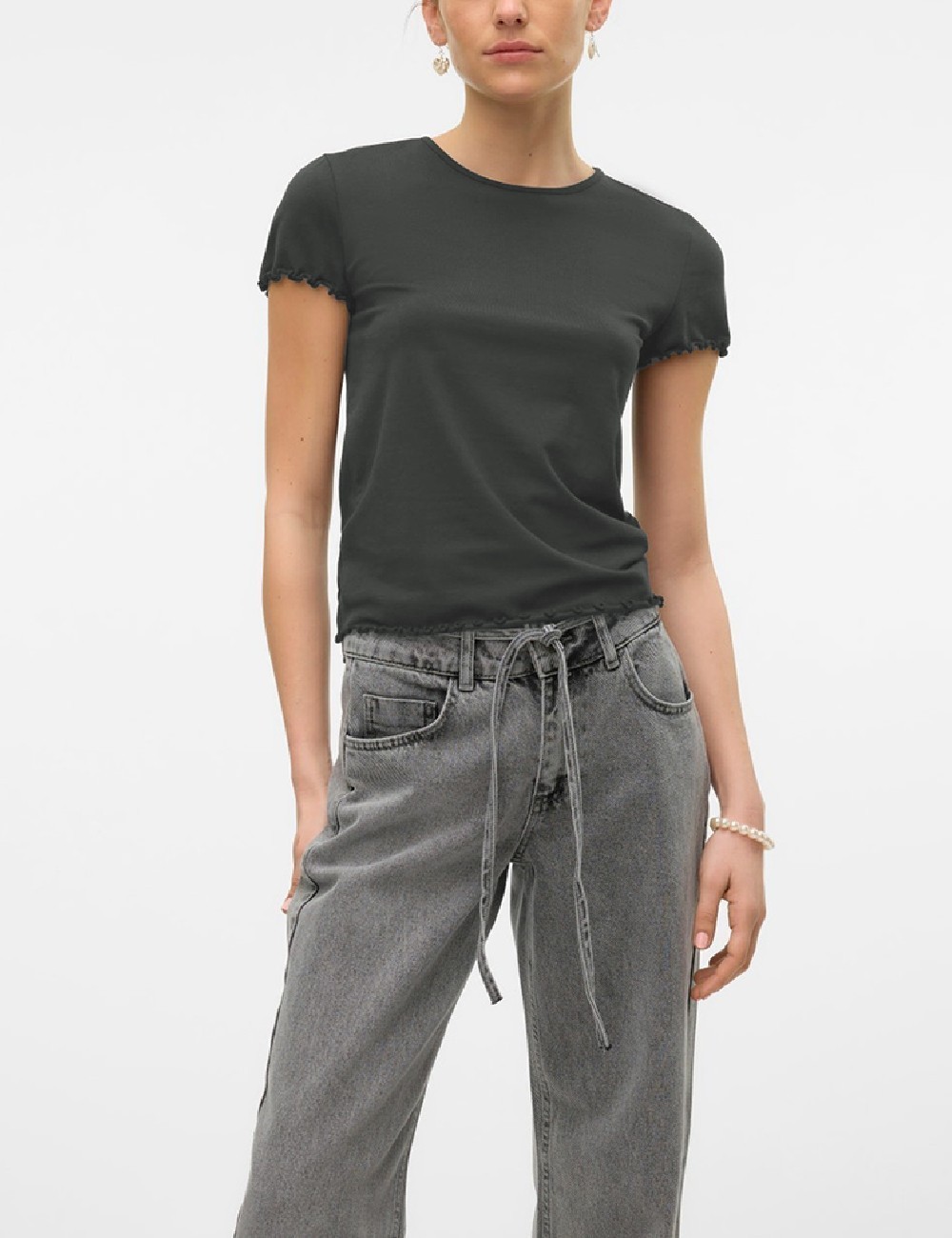 Tricou Vero Moda, gri - 1 | YEO