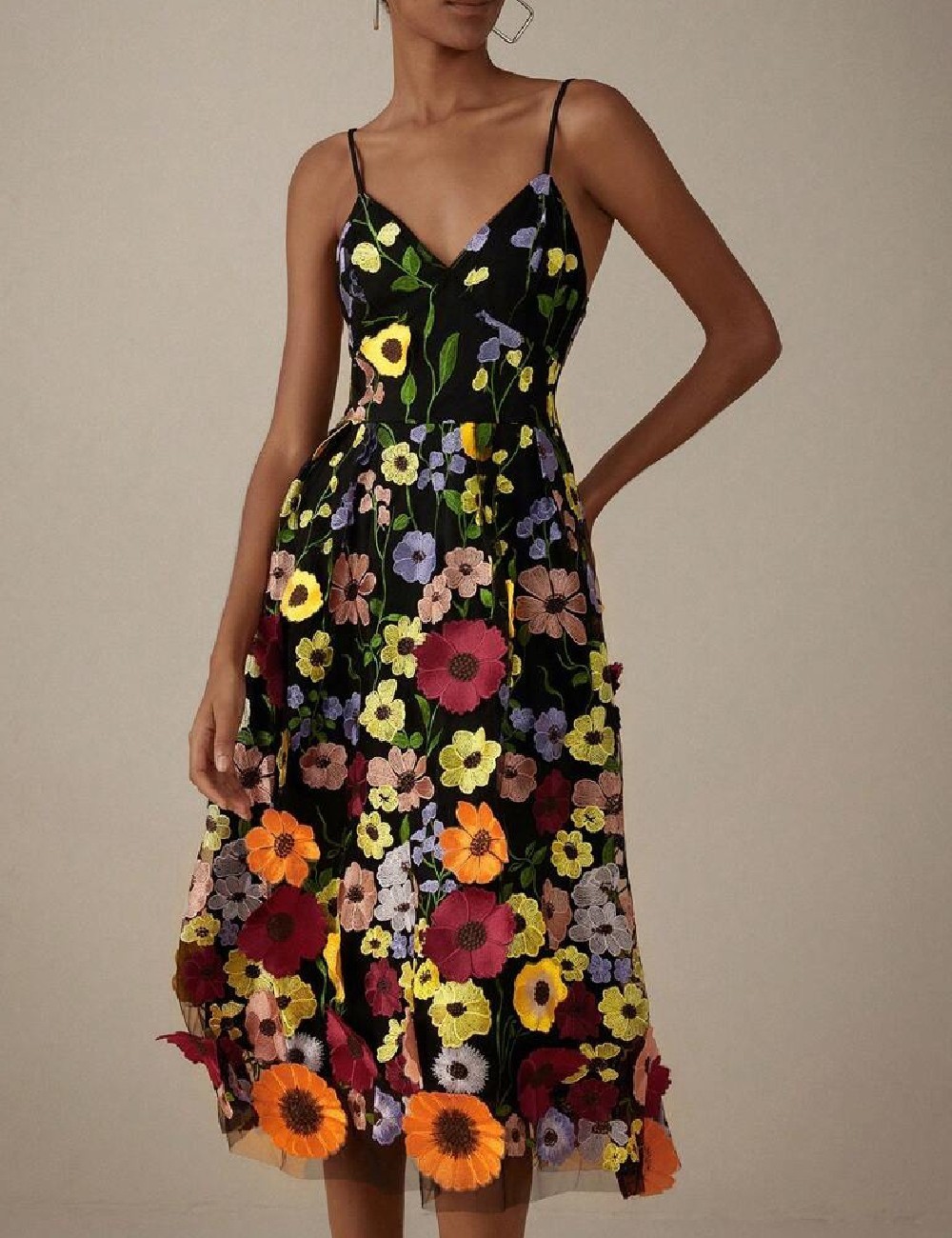 Rochie medie SHEIN, floral print - 1 | YEO