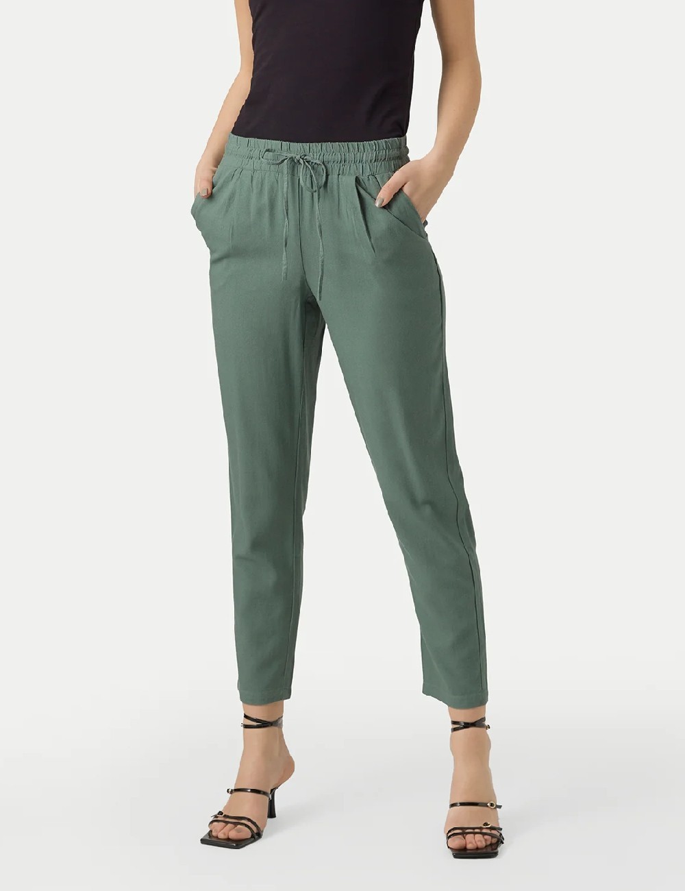 Pantaloni Vero Moda, verde - 1 | YEO