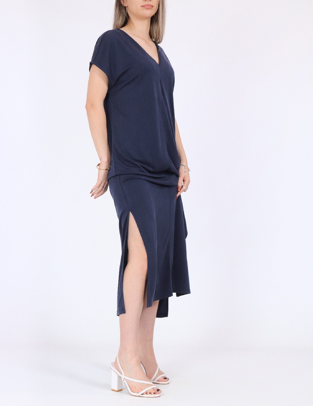 Rochie medie Jacqueline de Yong, albastru - 1 | YEO