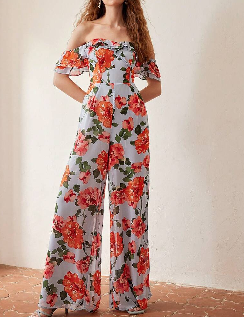 Salopeta MOTF, floral print