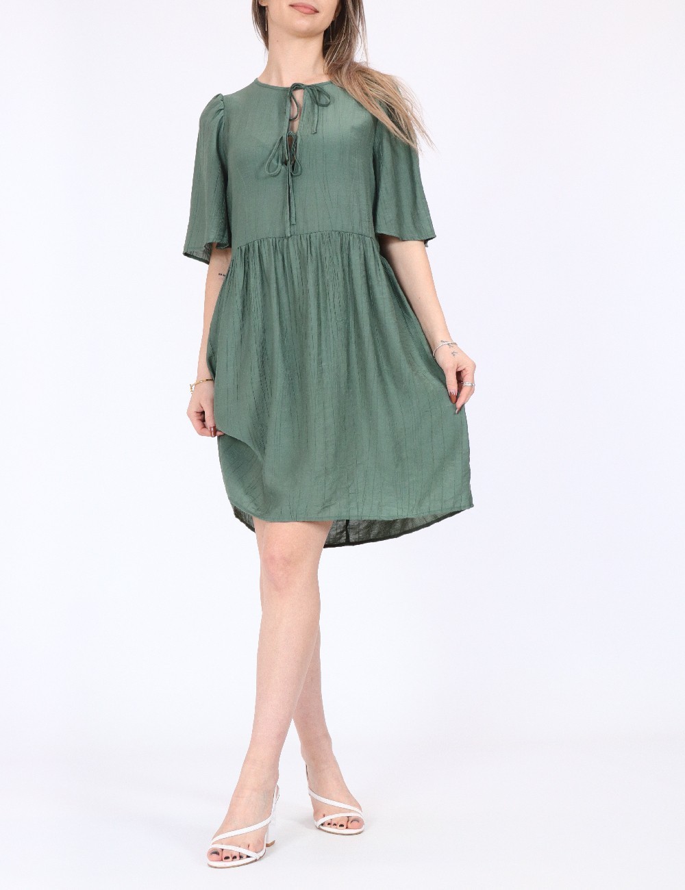 Rochie scurta Vero Moda, verde - 1 | YEO