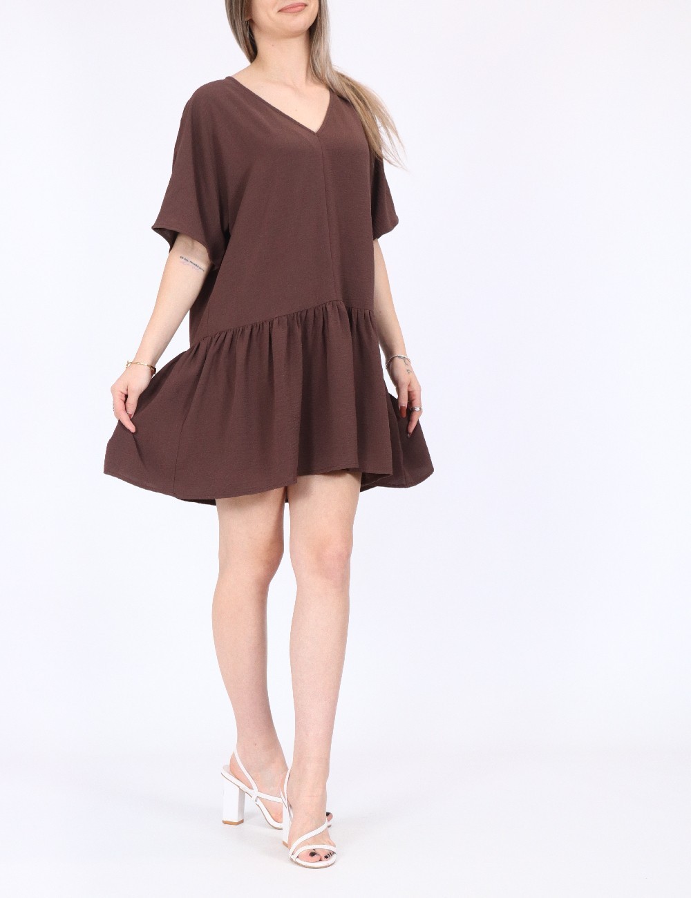 Rochie scurta Noisy May, maro - 1 | YEO